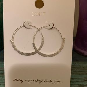Silver Hoops